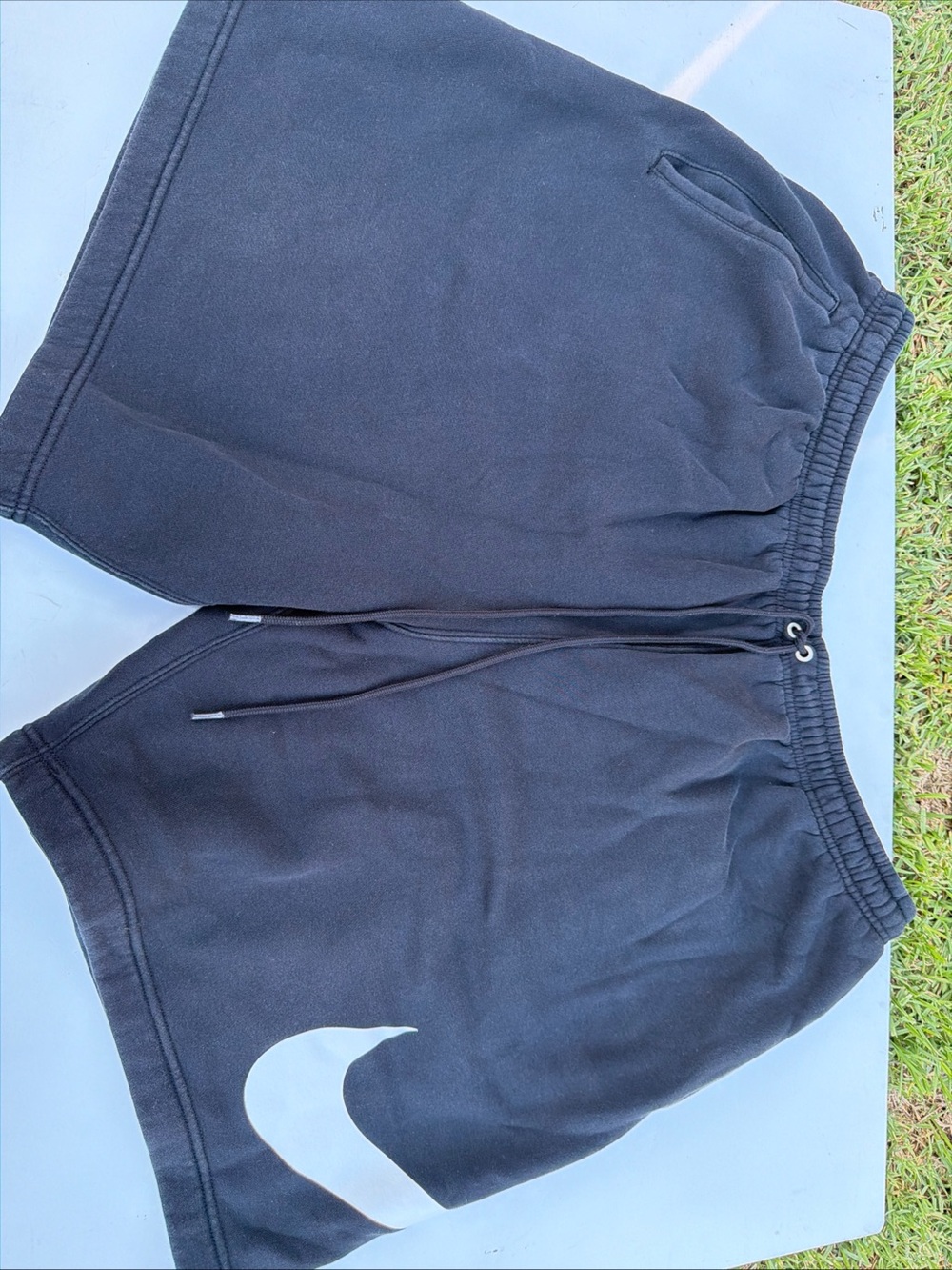 Nike Men’s Black Logo Fleece Shorts